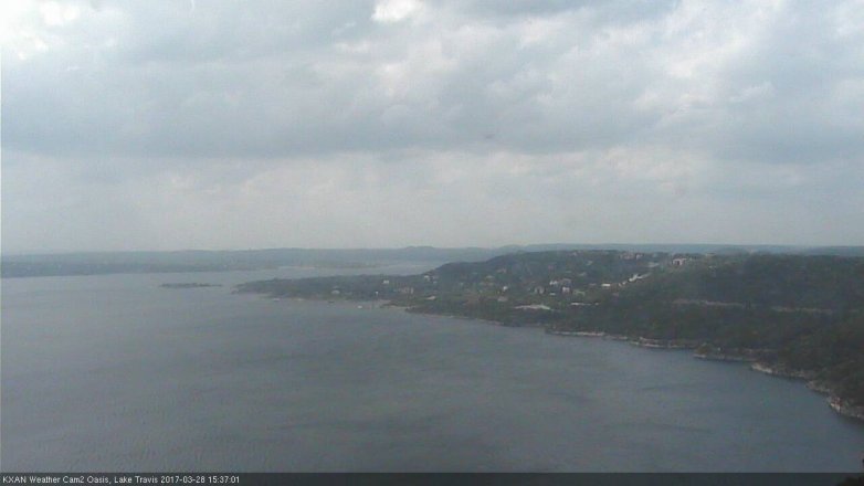 Lake Travis webcam, March 28, 2017 3:00 PM CT