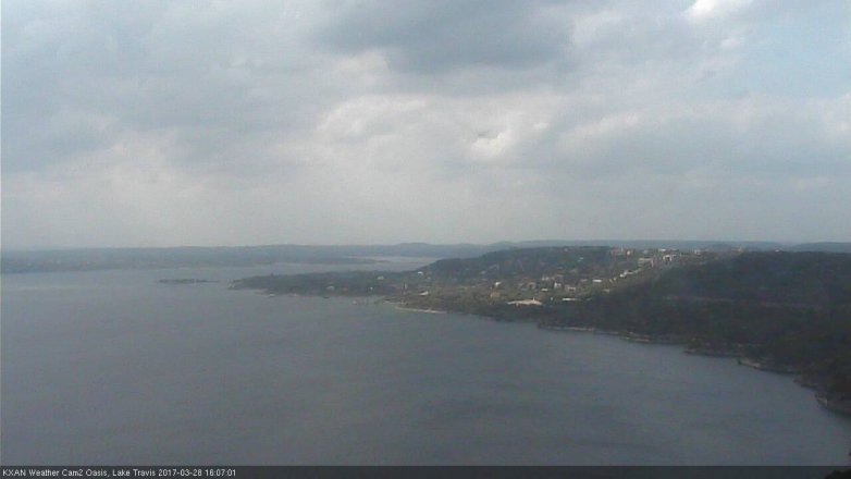 Lake Travis webcam, March 28, 2017 3:10 PM CT