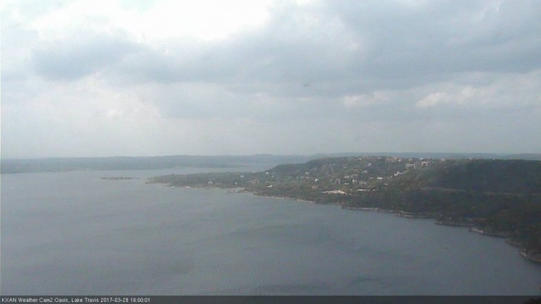 Lake Travis webcam, March 28, 2017 3:15 PM CT