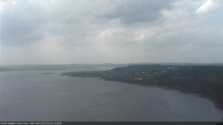 Lake Travis webcam, March 28, 2017 3:20 PM CT