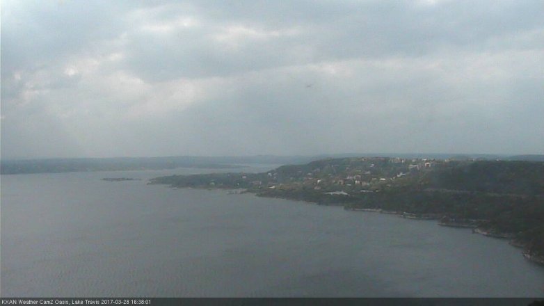 Lake Travis webcam, March 28, 2017 3:50 PM CT