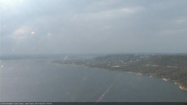Lake Travis webcam, March 28, 2017 4:30 PM CT