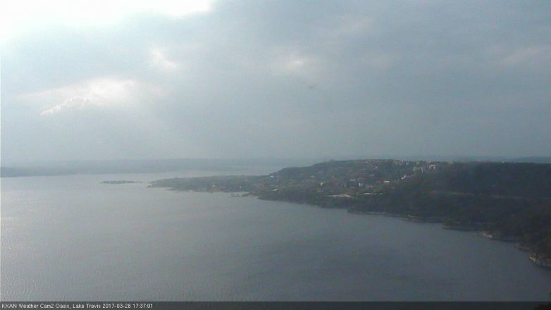 Lake Travis webcam, March 28, 2017 5:05 PM CT