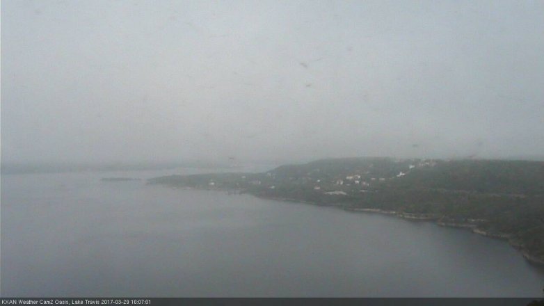 Lake Travis webcam, March 29, 2017 9:15 AM CT