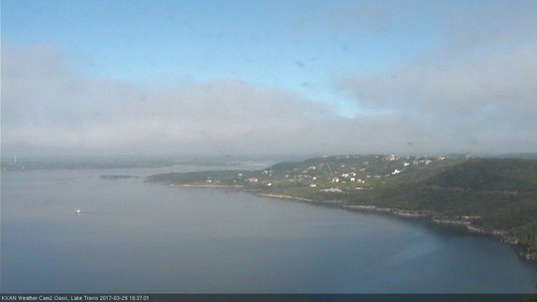 Lake Travis webcam, March 29, 2017 9:50 AM CT