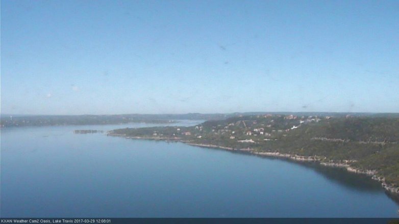Lake Travis webcam, March 29, 2017 11:30 AM CT