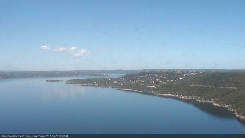 Lake Travis webcam, March 29, 2017 11:55 AM CT