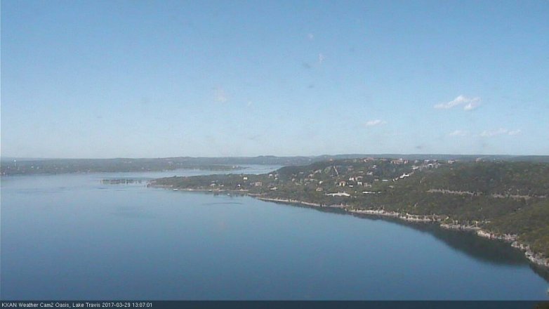 Lake Travis webcam, March 29, 2017 12:35 PM CT