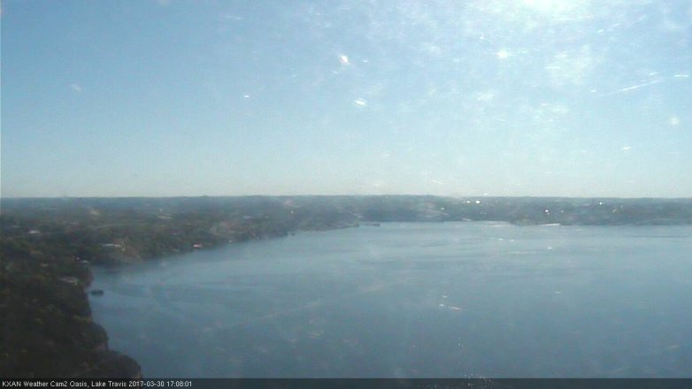 Lake Travis webcam, March 30, 2017 4:30 PM CT