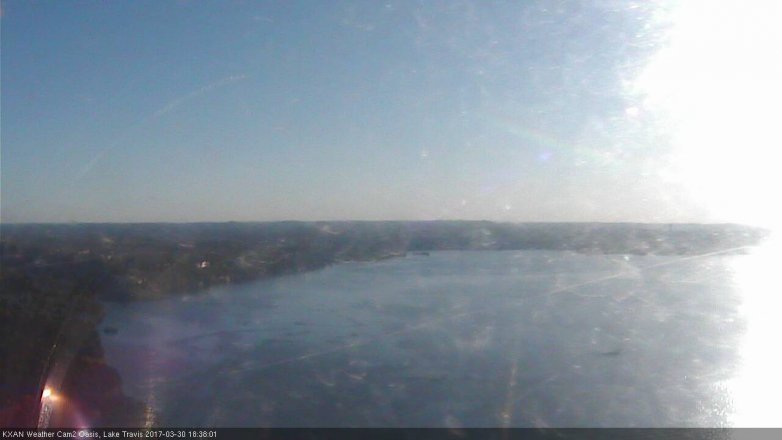 Lake Travis webcam, March 30, 2017 6:00 PM CT