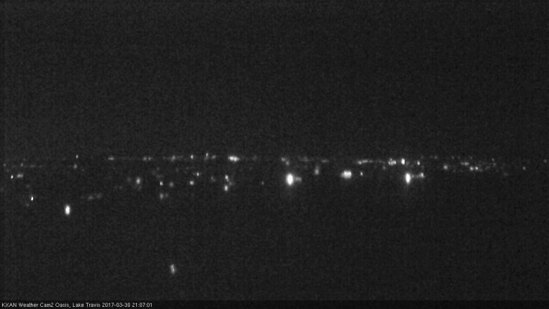 Lake Travis webcam, March 30, 2017 8:10 PM CT