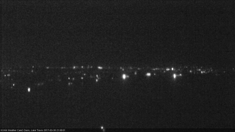 Lake Travis webcam, March 30, 2017 8:15 PM CT