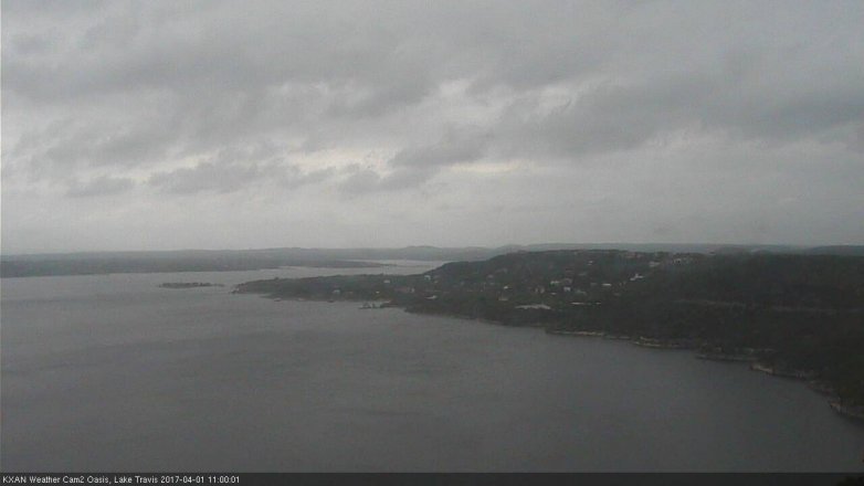 Lake Travis webcam, April 1, 2017 10:25 AM CT