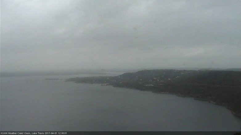 Lake Travis webcam, April 1, 2017 11:45 AM CT