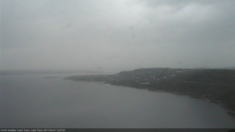 Lake Travis webcam, April 1, 2017 12:10 PM CT