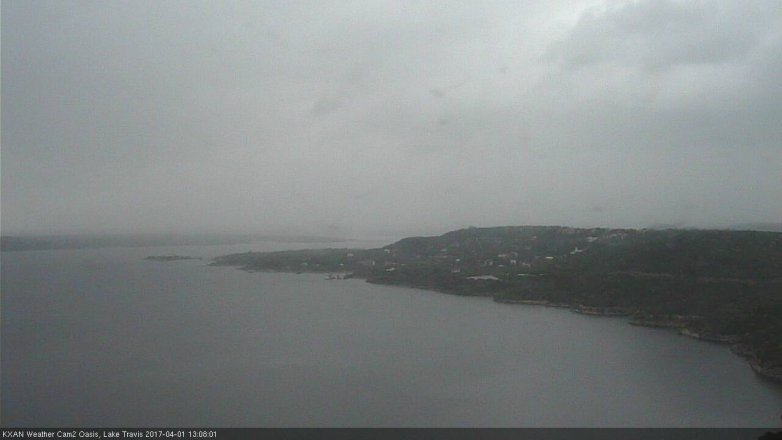 Lake Travis webcam, April 1, 2017 12:40 PM CT