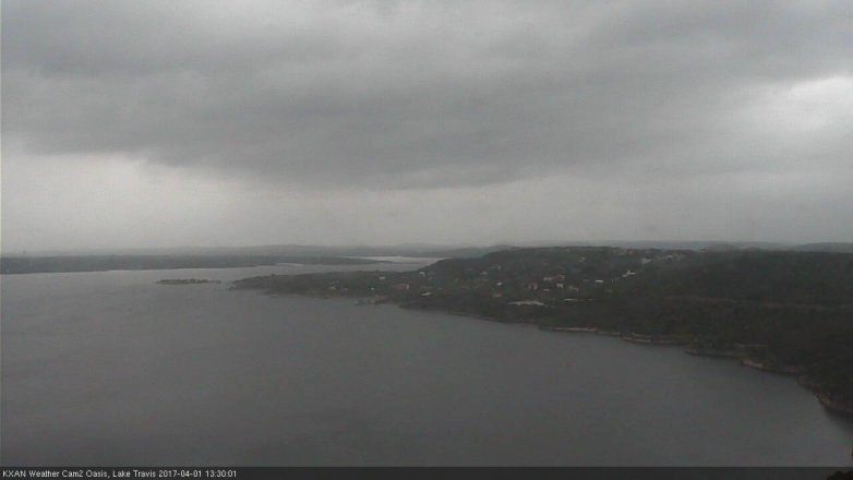 Lake Travis webcam, April 1, 2017 12:50 PM CT