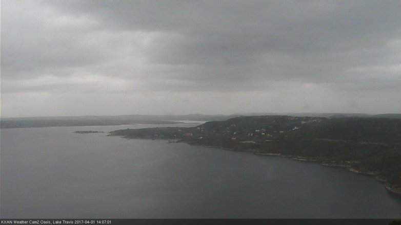 Lake Travis webcam, April 1, 2017 1:20 PM CT