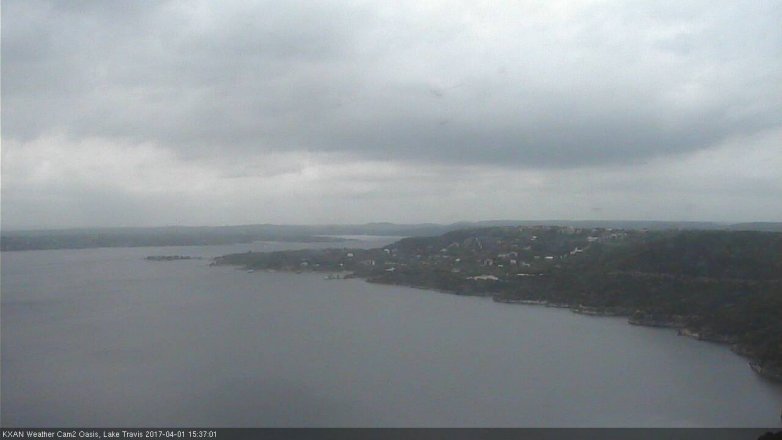 Lake Travis webcam, April 1, 2017 2:45 PM CT