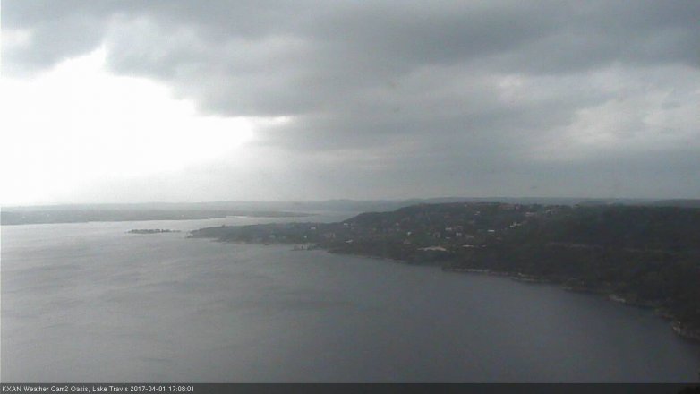 Lake Travis webcam, April 1, 2017 4:25 PM CT