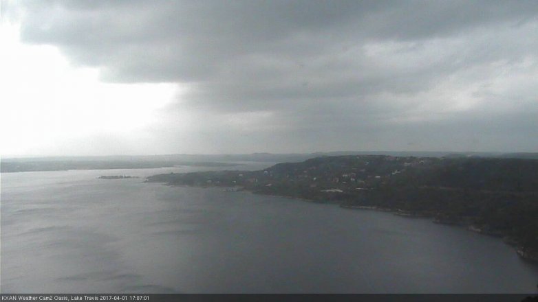Lake Travis webcam, April 1, 2017 4:35 PM CT