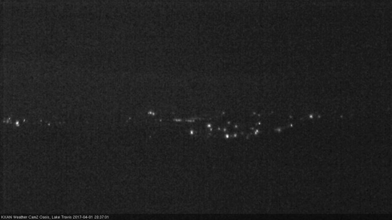Lake Travis webcam, April 1, 2017 7:55 PM CT