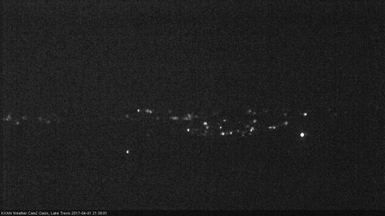 Lake Travis webcam, April 1, 2017 8:55 PM CT