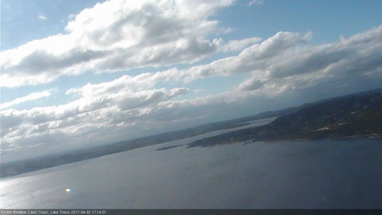 Lake Travis webcam, April 2, 2017 4:20 PM CT