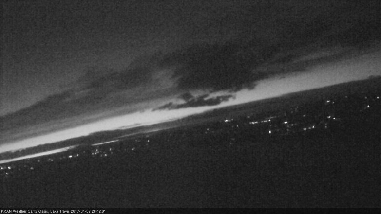 Lake Travis webcam, April 2, 2017 7:55 PM CT