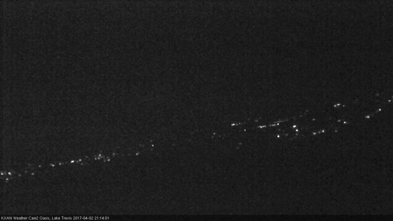 Lake Travis webcam, April 2, 2017 8:35 PM CT