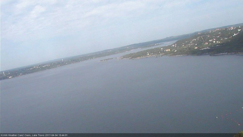 Lake Travis webcam, April 4, 2017 9:55 AM CT