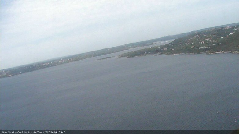 Lake Travis webcam, April 4, 2017 11:45 AM CT