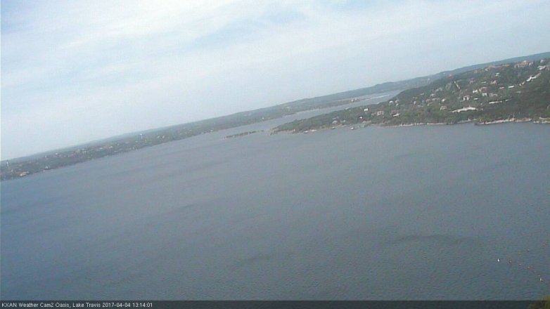 Lake Travis webcam, April 4, 2017 12:35 PM CT