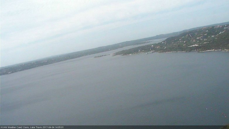 Lake Travis webcam, April 4, 2017 1:25 PM CT