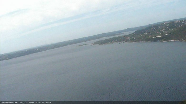 Lake Travis webcam, April 4, 2017 1:55 PM CT
