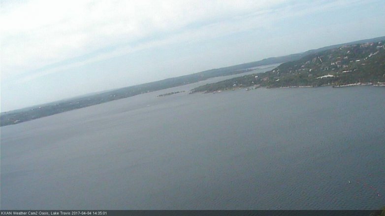 Lake Travis webcam, April 4, 2017 2:00 PM CT
