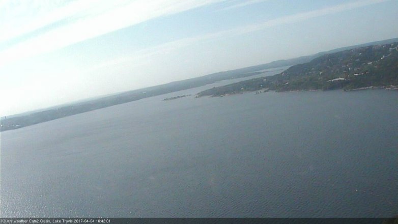 Lake Travis webcam, April 4, 2017 4:00 PM CT