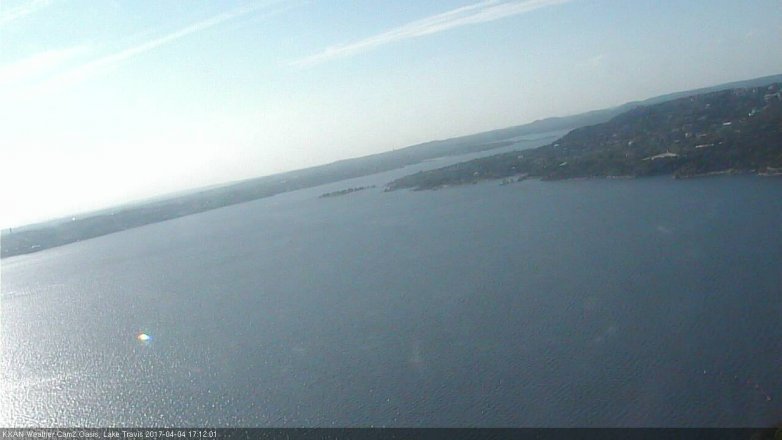 Lake Travis webcam, April 4, 2017 4:25 PM CT