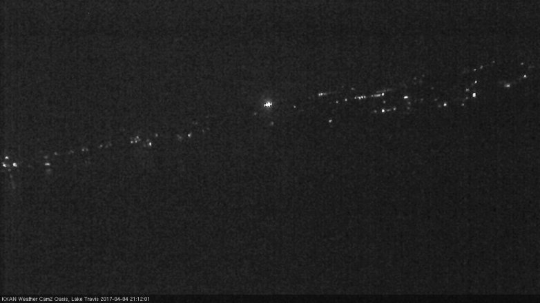 Lake Travis webcam, April 4, 2017 8:10 PM CT