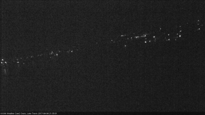Lake Travis webcam, April 4, 2017 8:55 PM CT