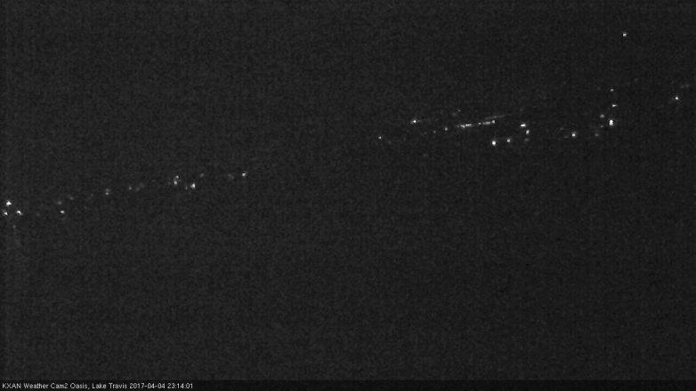 Lake Travis webcam, April 4, 2017 10:35 PM CT