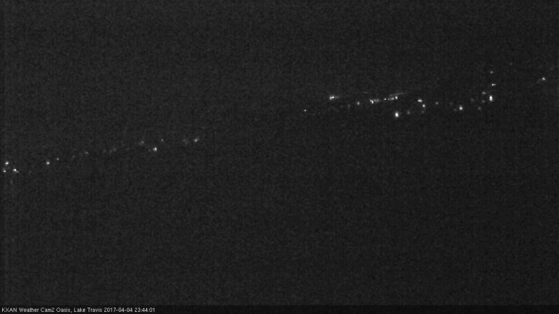 Lake Travis webcam, April 4, 2017 11:10 PM CT