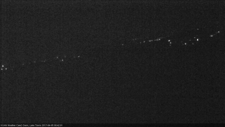 Lake Travis webcam, April 4, 2017 11:40 PM CT