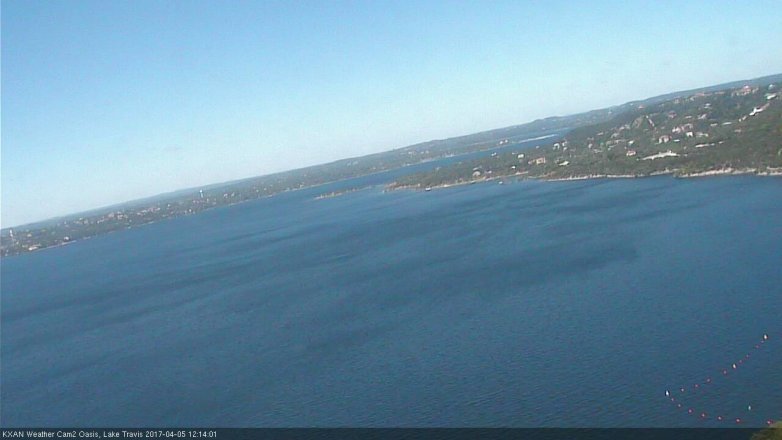 Lake Travis webcam, April 5, 2017 11:40 AM CT