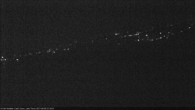 Lake Travis webcam, April 5, 2017 8:55 PM CT