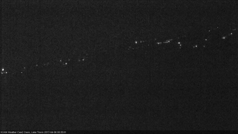 Lake Travis webcam, April 5, 2017 11:50 PM CT