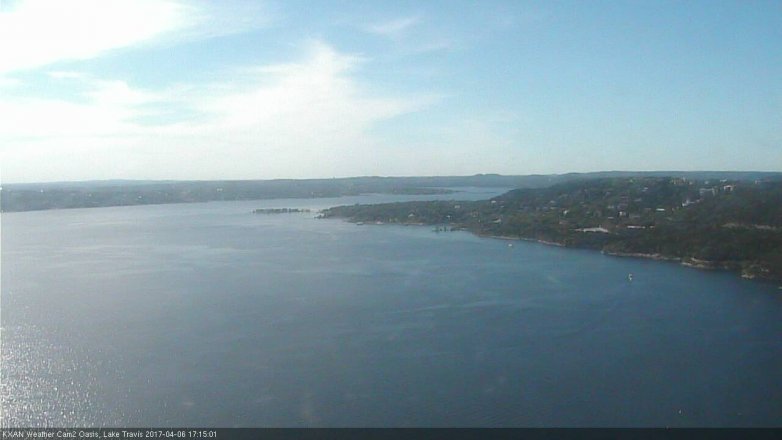 Lake Travis webcam, April 6, 2017 4:30 PM CT
