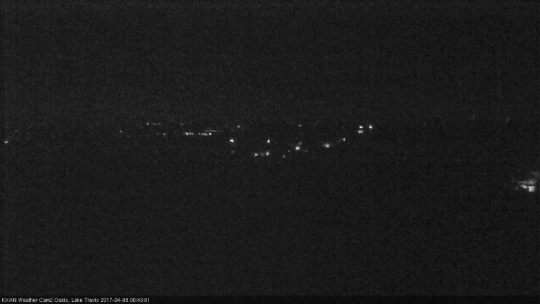 Lake Travis webcam, April 7, 2017 12:00 AM CT