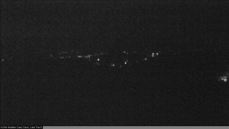 Lake Travis webcam, April 8, 2017 11:40 PM CT