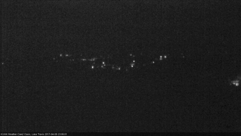 Lake Travis webcam, April 9, 2017 10:25 PM CT
